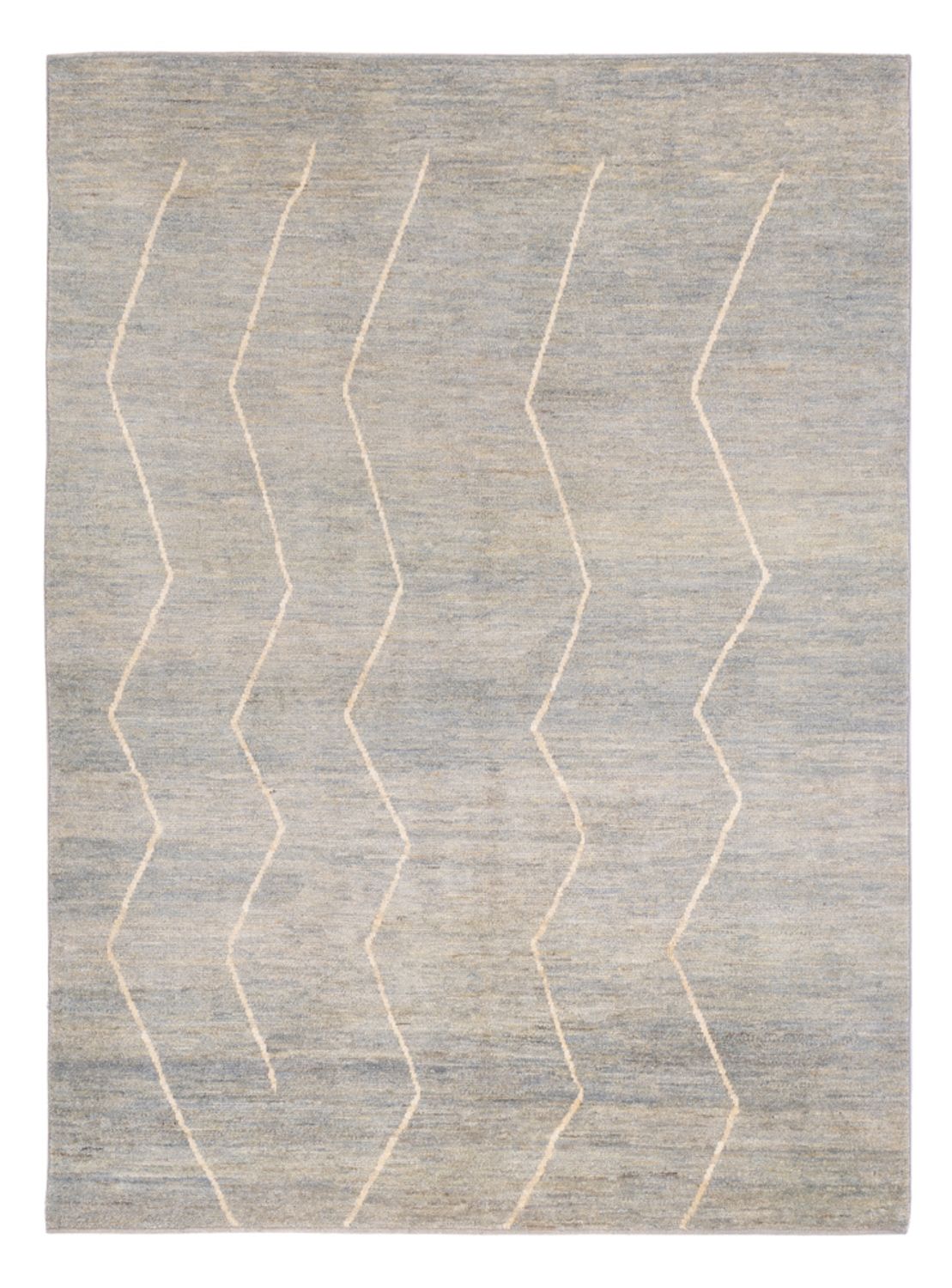 Dywan berberyjski - 204 x 152 cm - jasnoszary