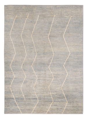 Dywan berberyjski - 204 x 152 cm - jasnoszary