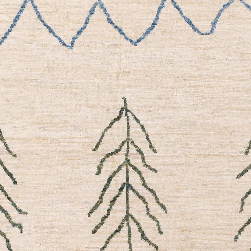 Dywan berberyjski - 200 x 146 cm - kremowy