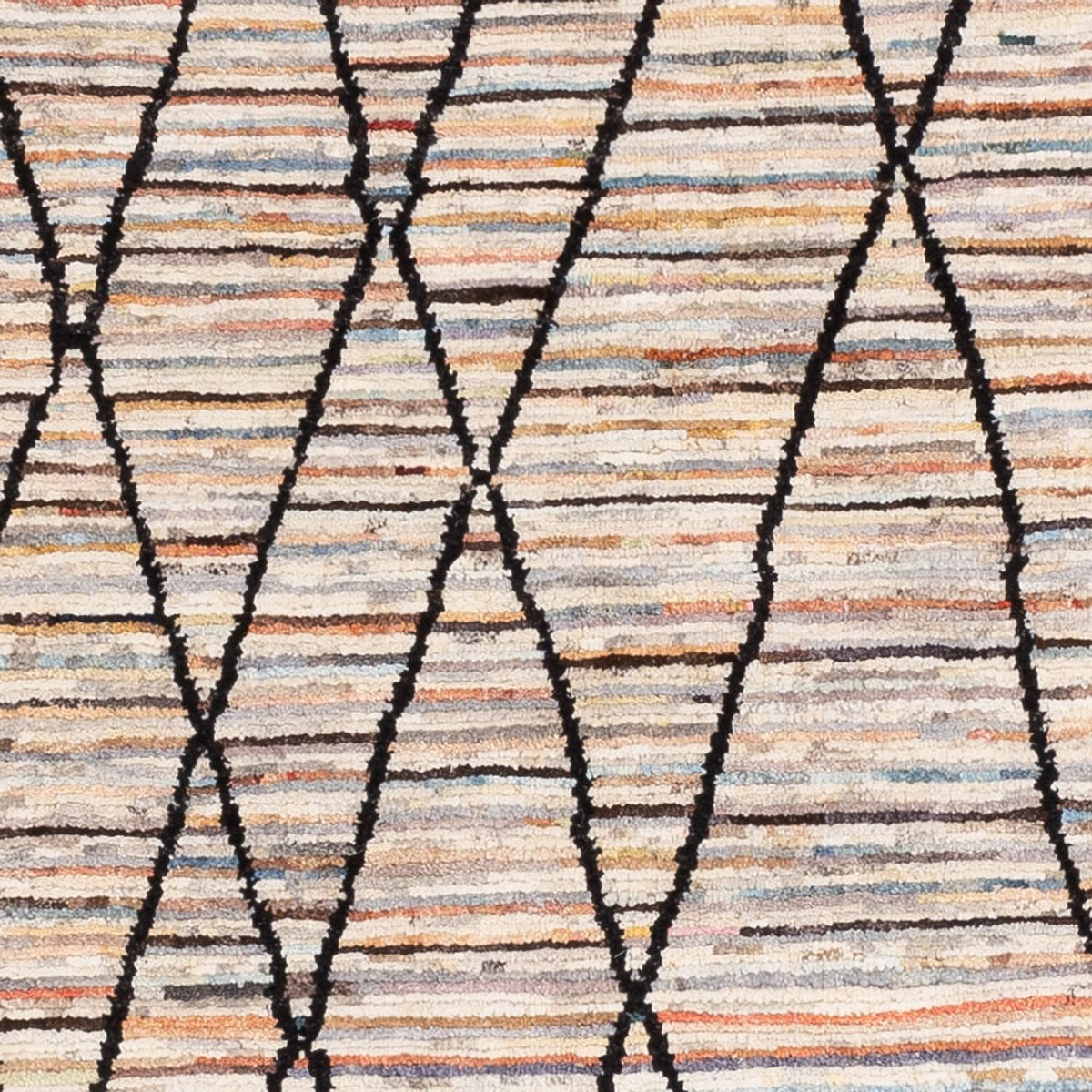 Dywan berberyjski - 203 x 151 cm - wielokolorowy