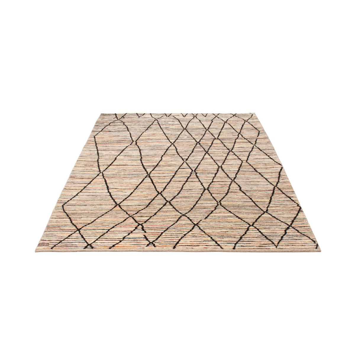 Dywan berberyjski - 203 x 151 cm - wielokolorowy