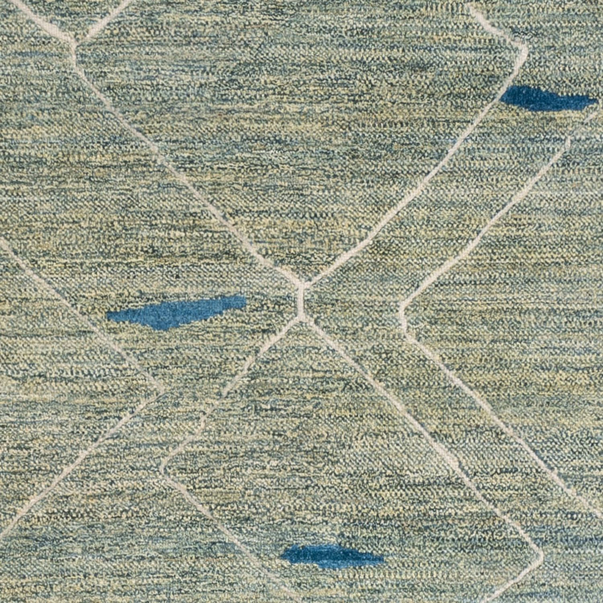 Dywan berberyjski - 236 x 172 cm - jasnozielony