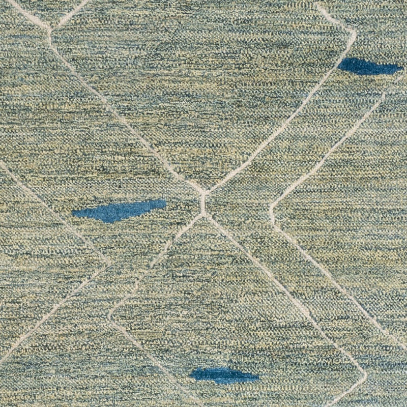 Dywan berberyjski - 236 x 172 cm - jasnozielony