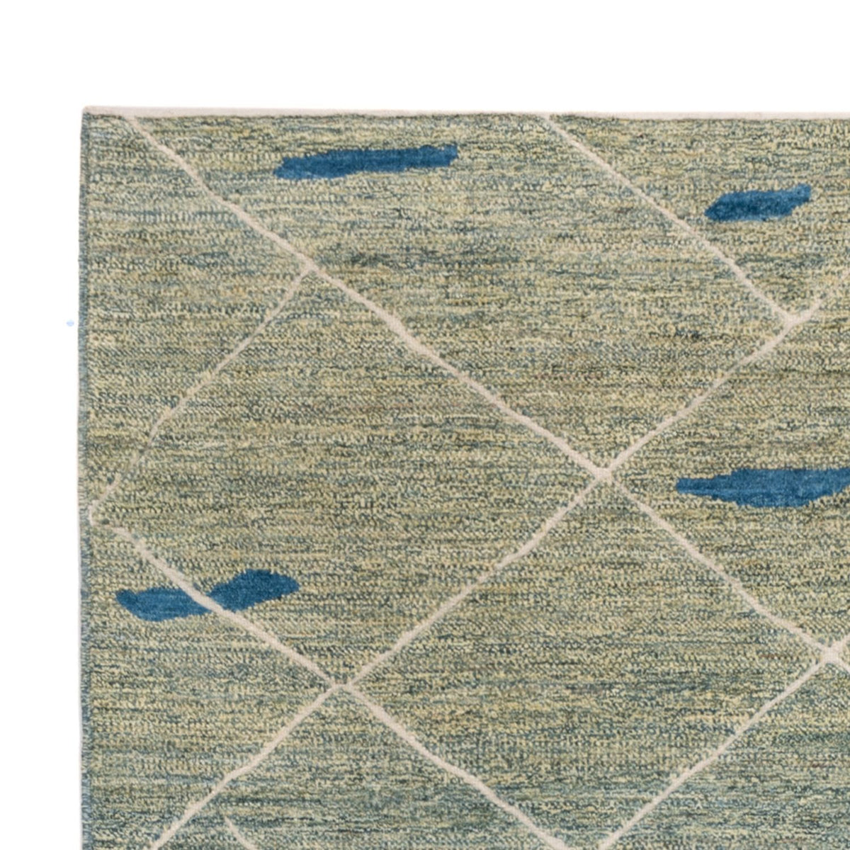 Dywan berberyjski - 236 x 172 cm - jasnozielony