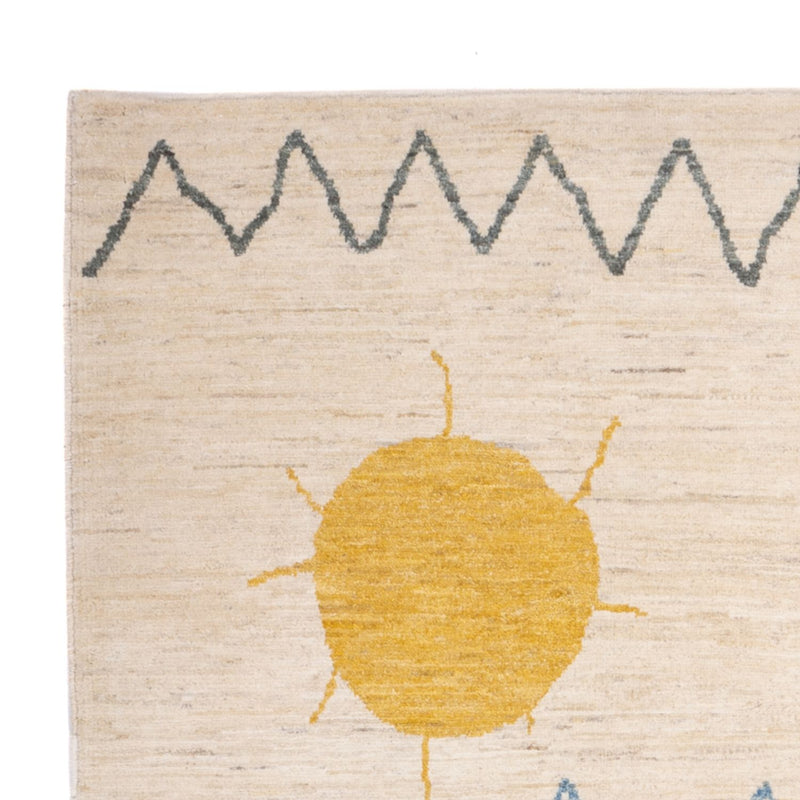 Dywan berberyjski - 242 x 170 cm - kremowy