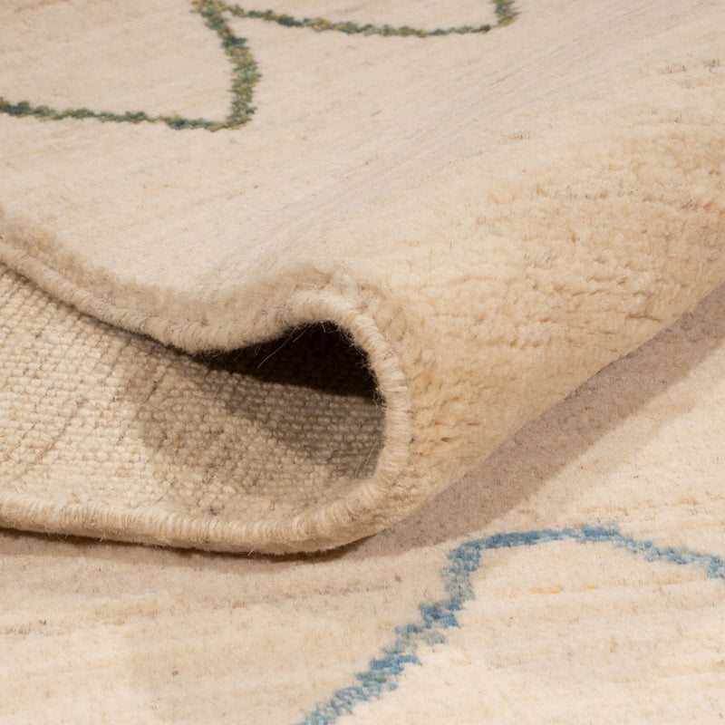 Dywan berberyjski - 242 x 170 cm - kremowy