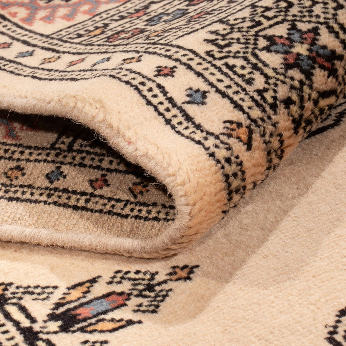 Biegacz Dywan pakistański - 234 x 76 cm - beżowy