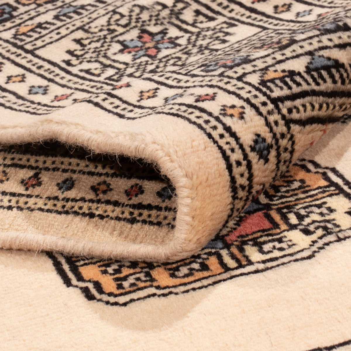 Biegacz Dywan pakistański - 249 x 77 cm - beżowy