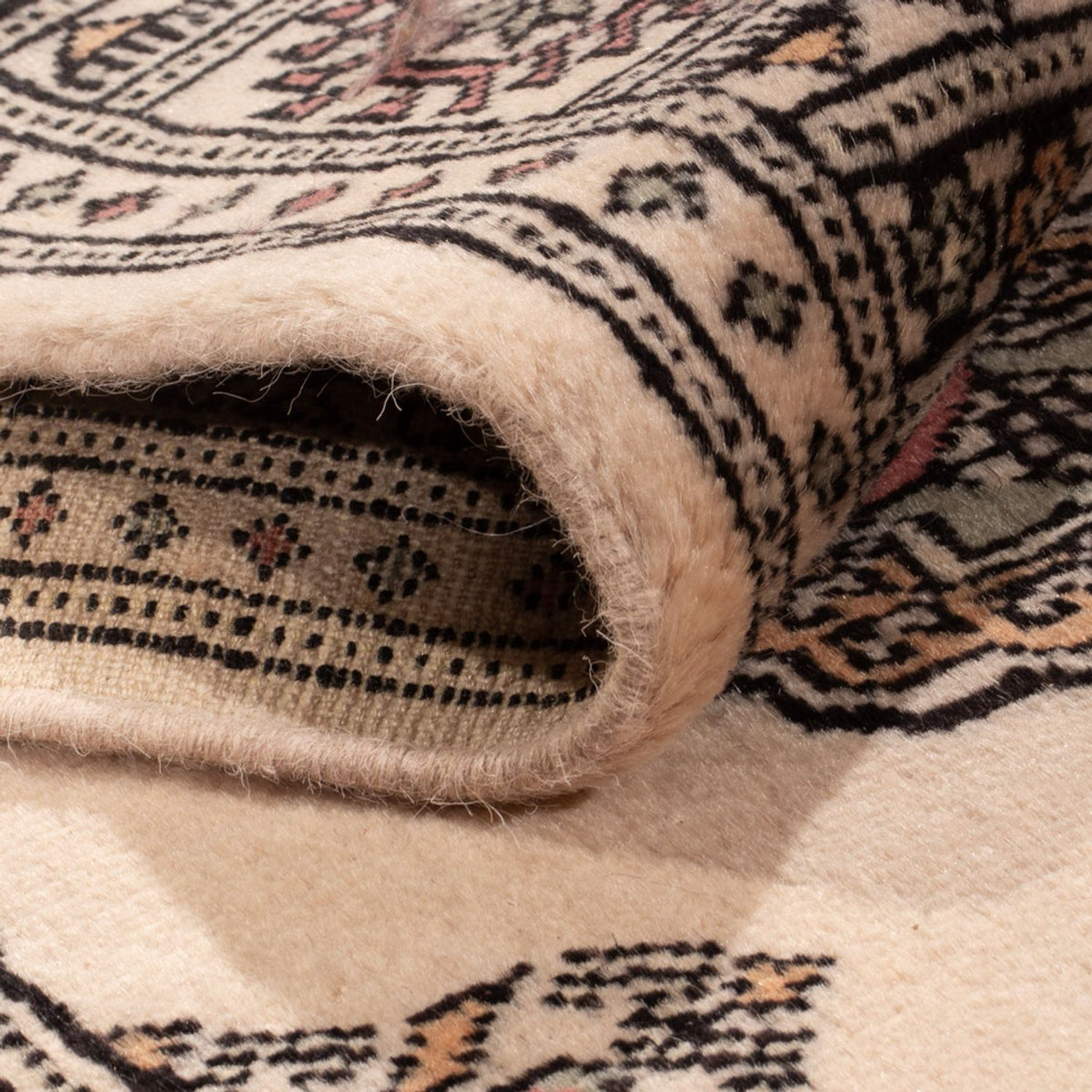 Biegacz Dywan pakistański - 254 x 77 cm - beżowy