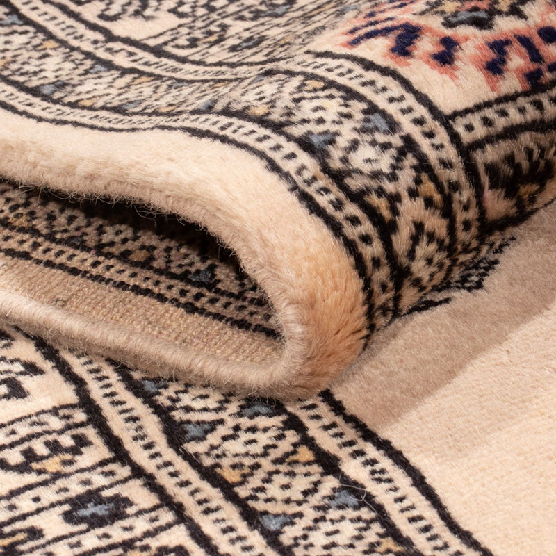 Biegacz Dywan pakistański - 253 x 79 cm - beżowy