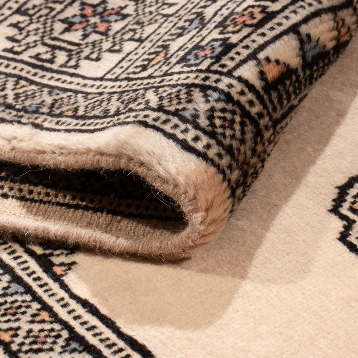 Biegacz Dywan pakistański - 247 x 77 cm - beżowy