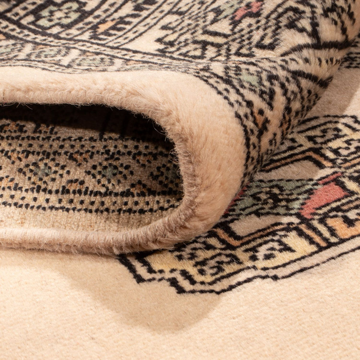 Biegacz Dywan pakistański - 248 x 77 cm - beżowy