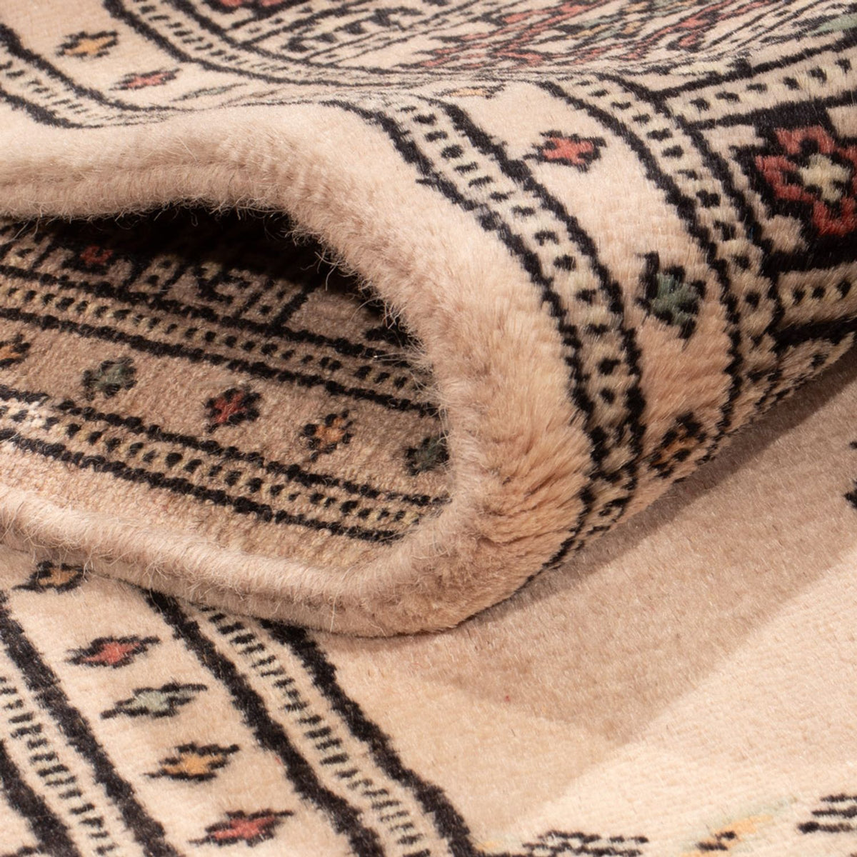 Biegacz Dywan pakistański - 237 x 77 cm - beżowy