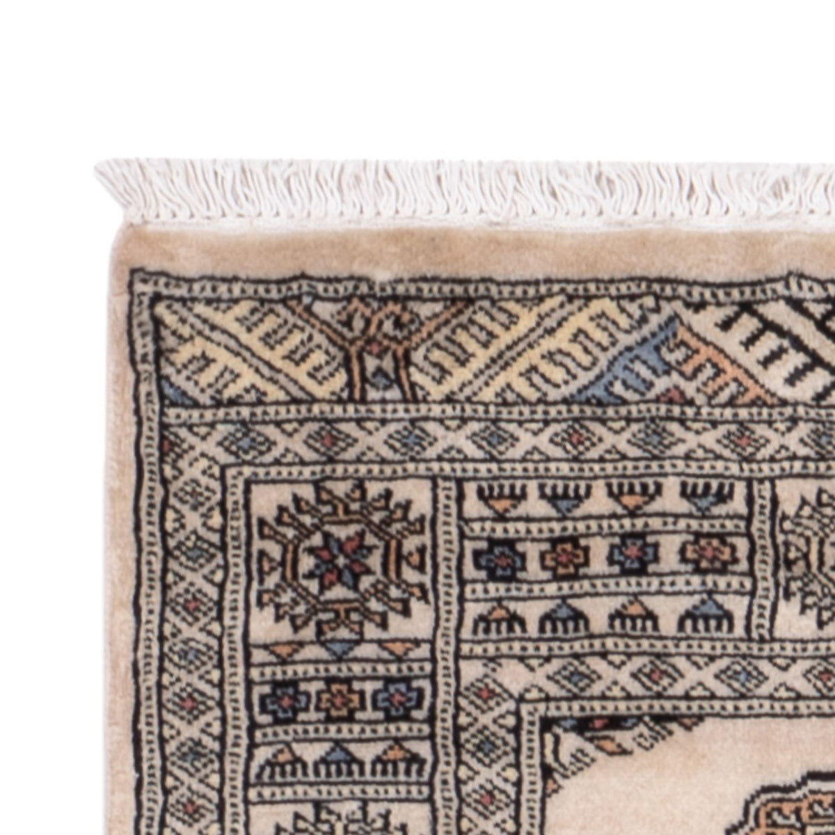 Biegacz Dywan pakistański - 244 x 77 cm - beżowy