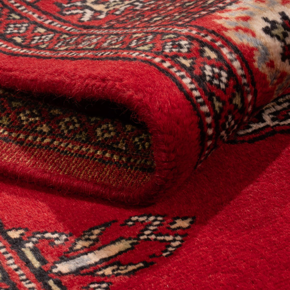 Biegacz Dywan pakistański - 236 x 77 cm - czerwony