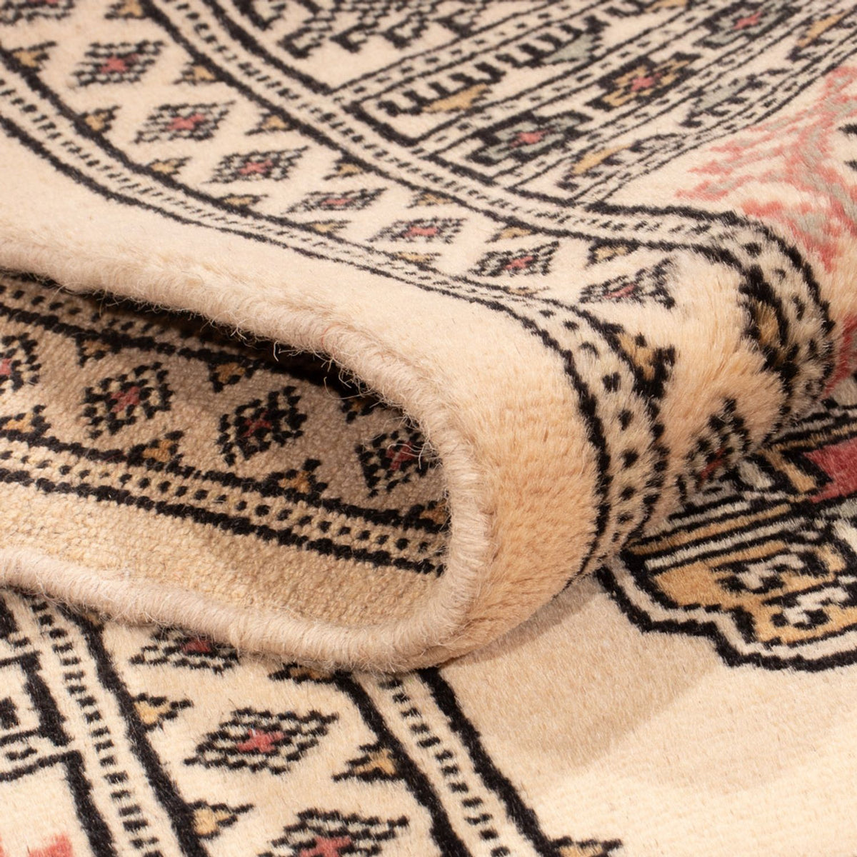 Biegacz Dywan pakistański - 206 x 77 cm - beżowy