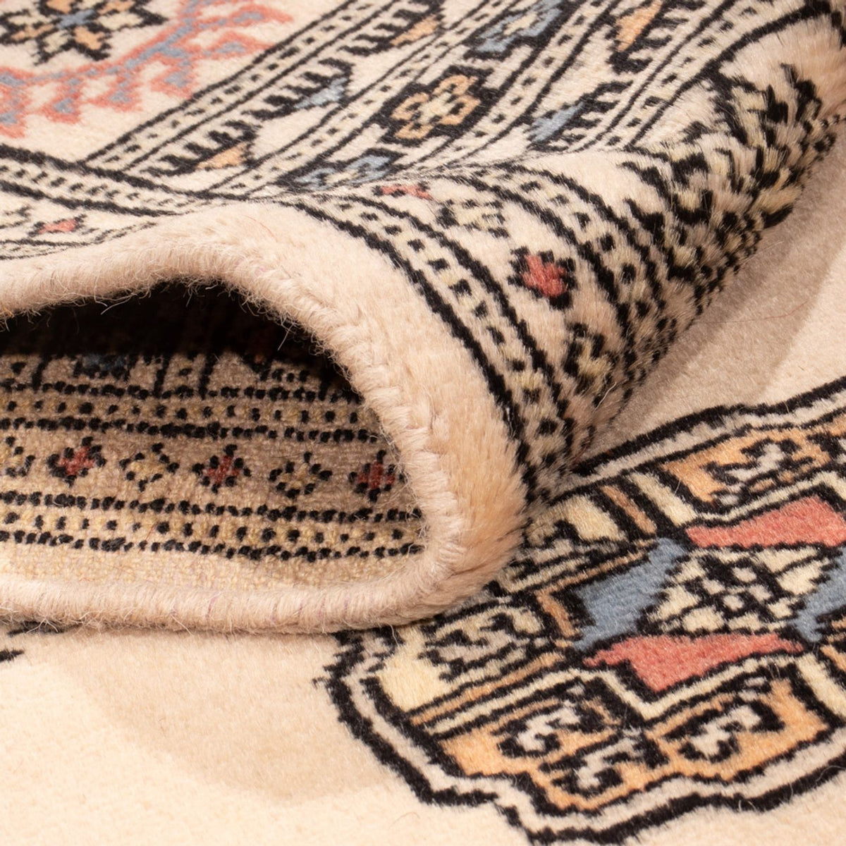 Biegacz Dywan pakistański - 217 x 76 cm - beżowy