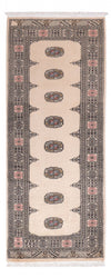 Dywan pakistański 77x195cm - Dywan orientalny - Chodnik / Beżowy / 77 x 195 cm Chodnik
