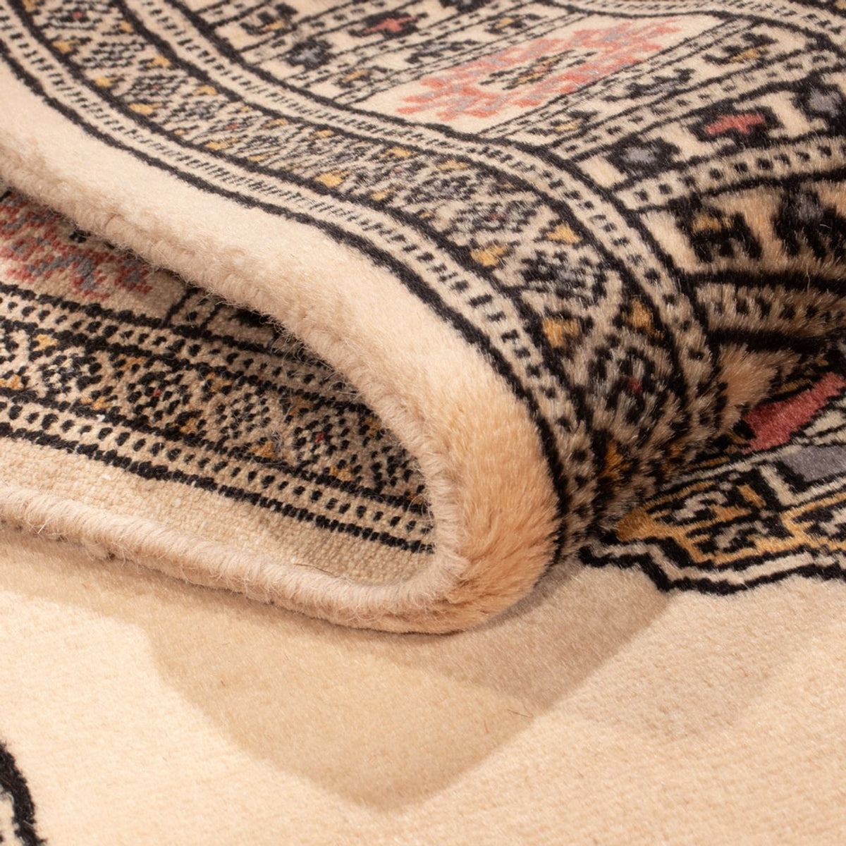 Biegacz Dywan pakistański - 195 x 77 cm - beżowy