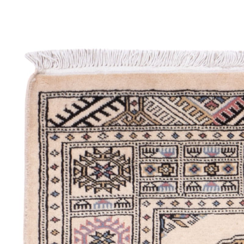 Biegacz Dywan pakistański - 206 x 75 cm - beżowy