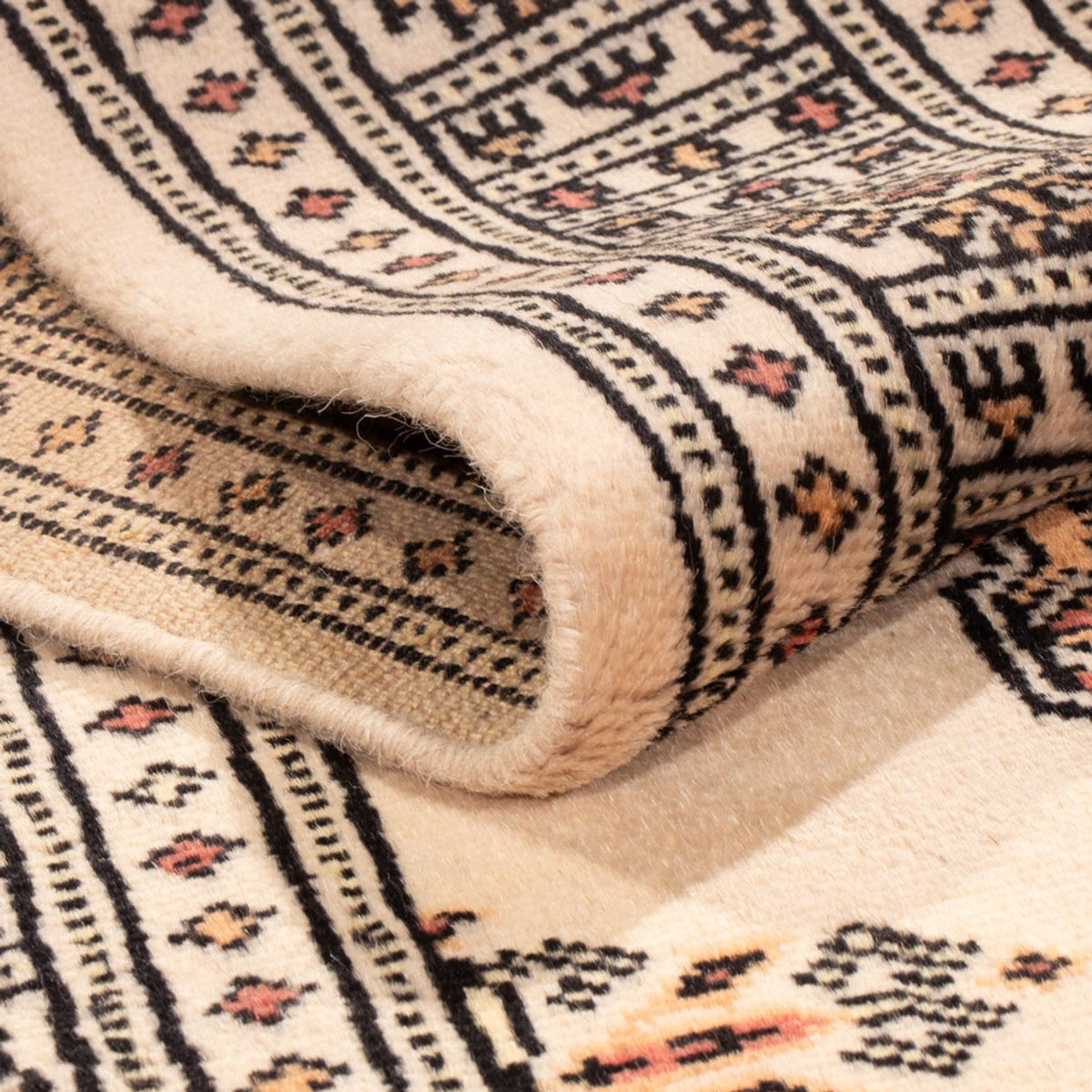 Biegacz Dywan pakistański - 204 x 75 cm - beżowy