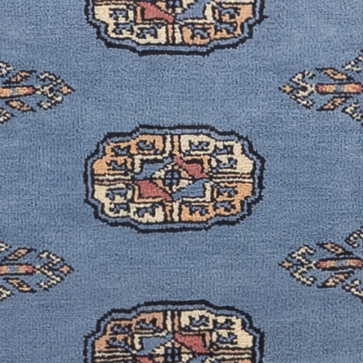 Biegacz Dywan pakistański - 201 x 77 cm - niebieski