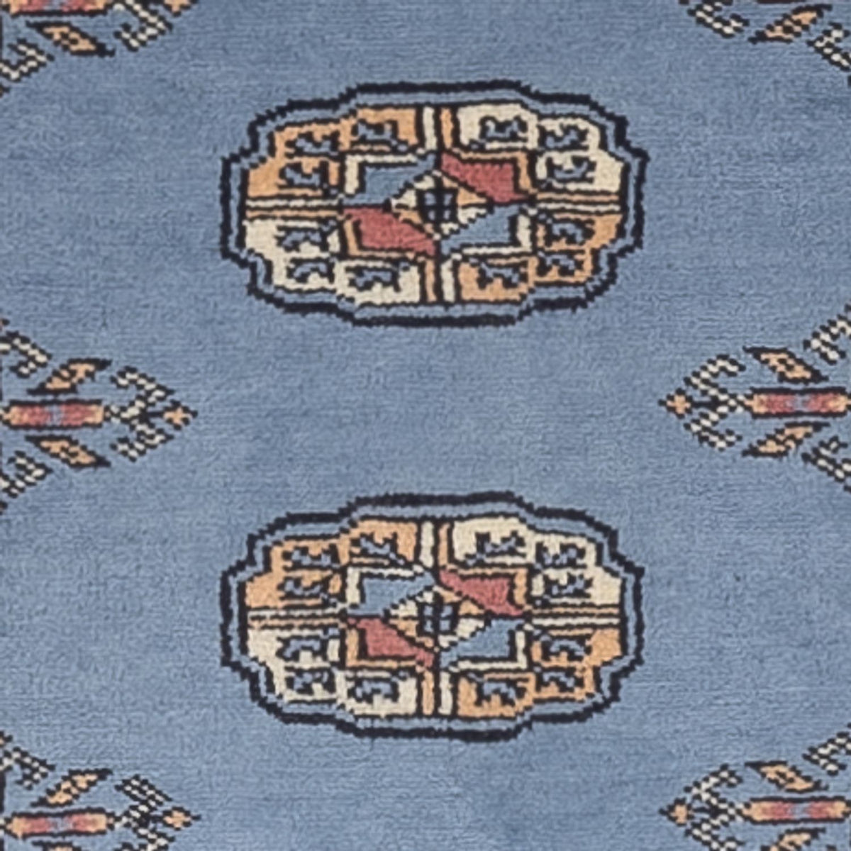 Biegacz Dywan pakistański - 197 x 77 cm - niebieski