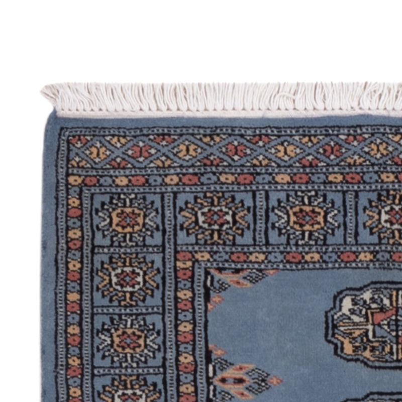 Biegacz Dywan pakistański - 189 x 75 cm - niebieski