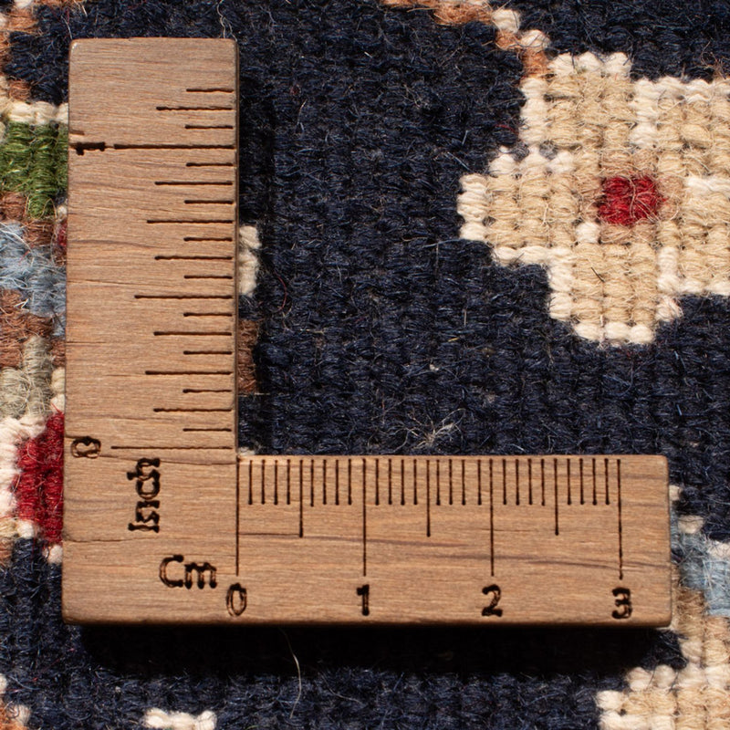 Biegacz Orientalny dywan - Nain - Indus - 253 x 81 cm - ciemnoniebieski