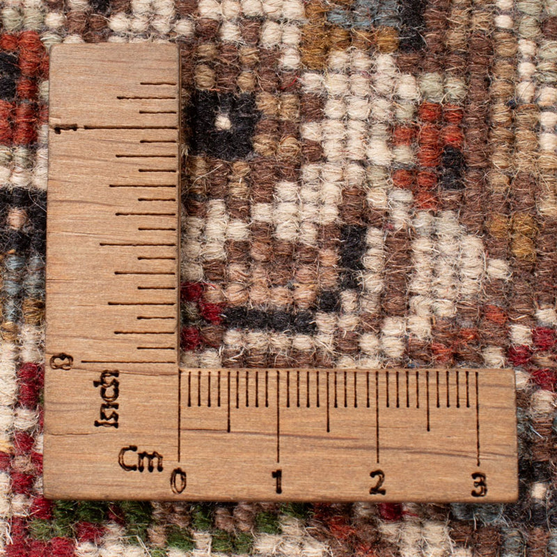 Biegacz Dywan orientalny - Tabriz - 202 x 85 cm - ciemny beż