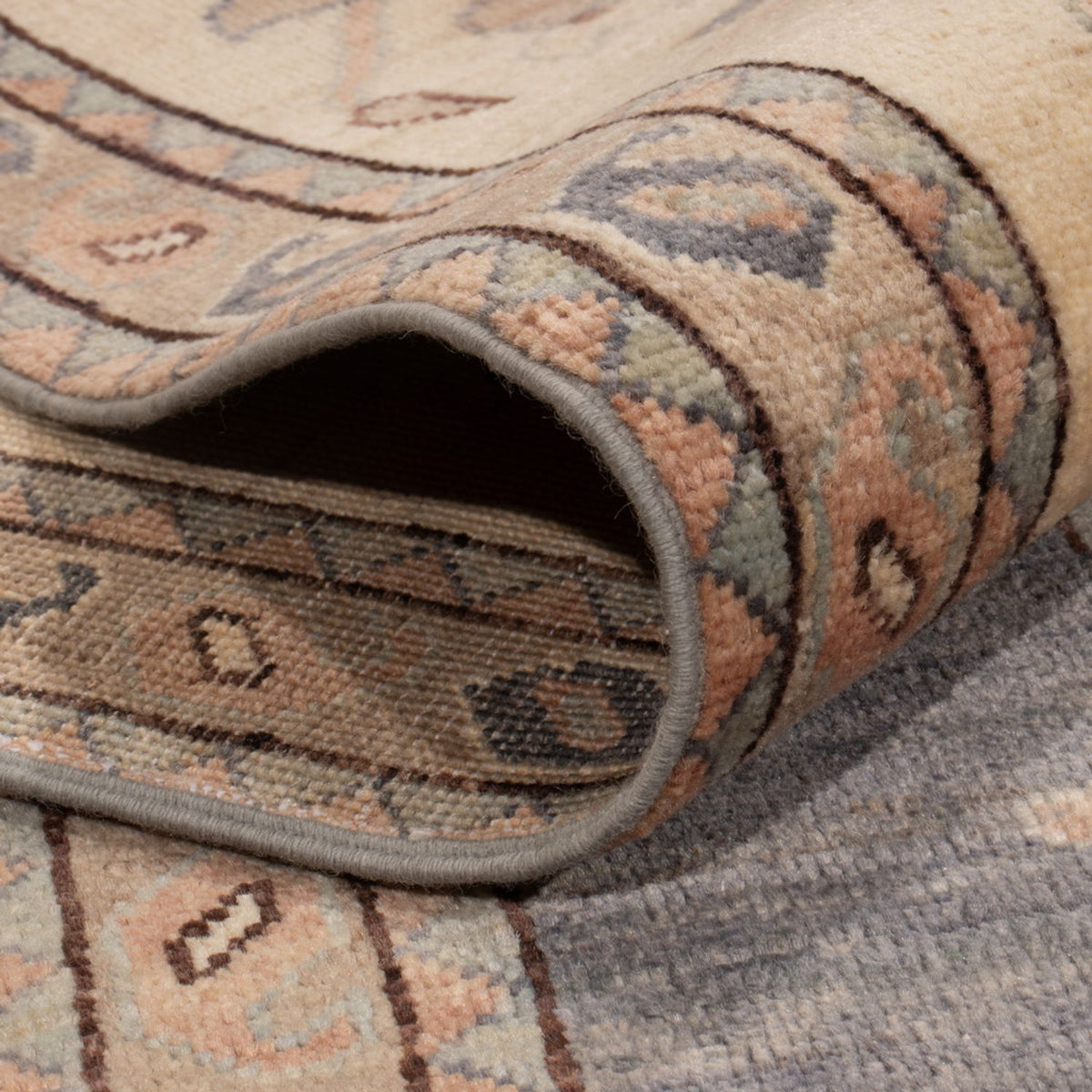 Dywan Ziegler - Usak - 298 x 249 cm - morski błękit