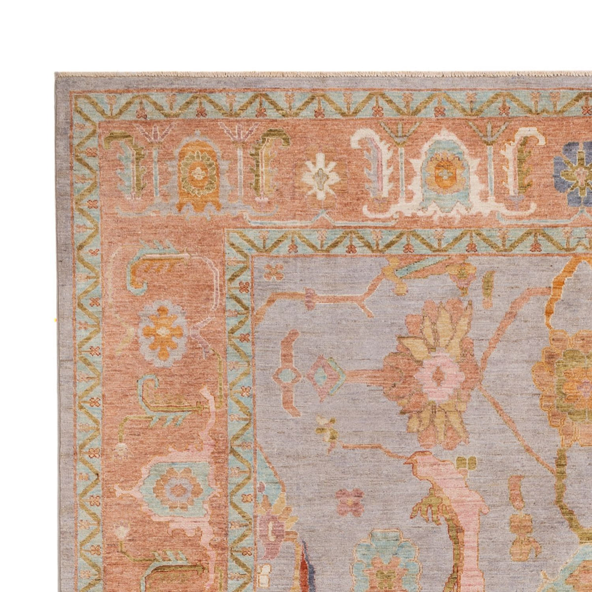 Dywan Ziegler - Usak - 346 x 243 cm - jasnoniebieski