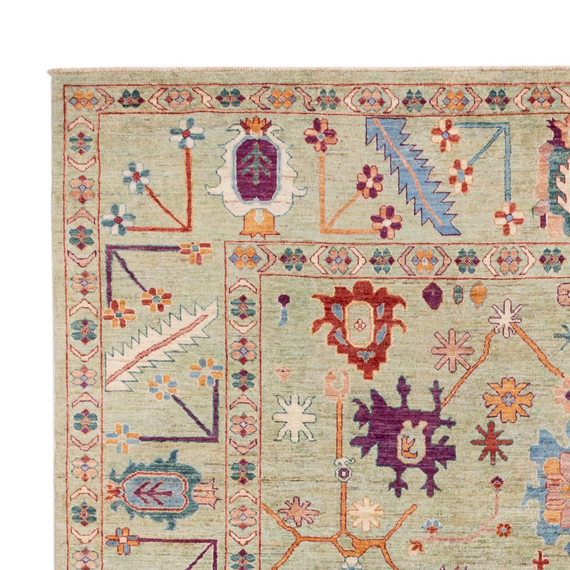 Dywan Ziegler - Usak - 336 x 244 cm - jasnozielony