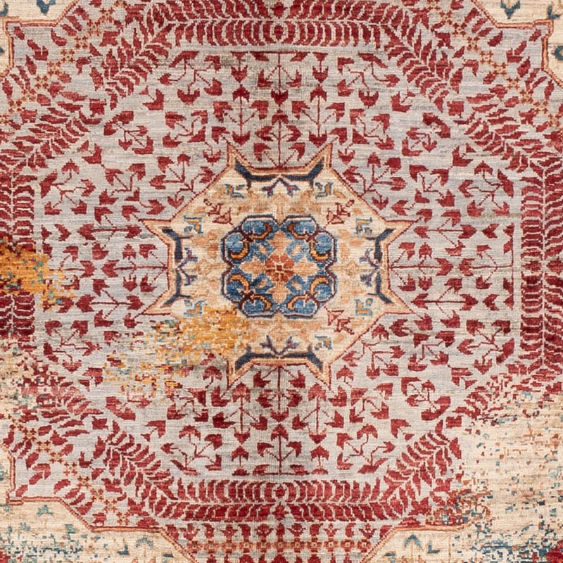 Designerski dywan - 198 x 155 cm - wielokolorowy