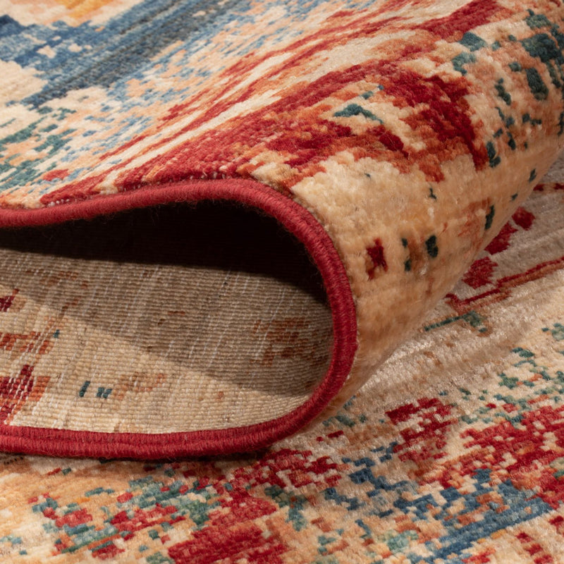 Designerski dywan - 198 x 155 cm - wielokolorowy