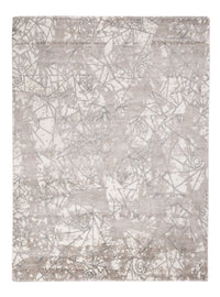 Designerski dywan - 206 x 154 cm - srebrny