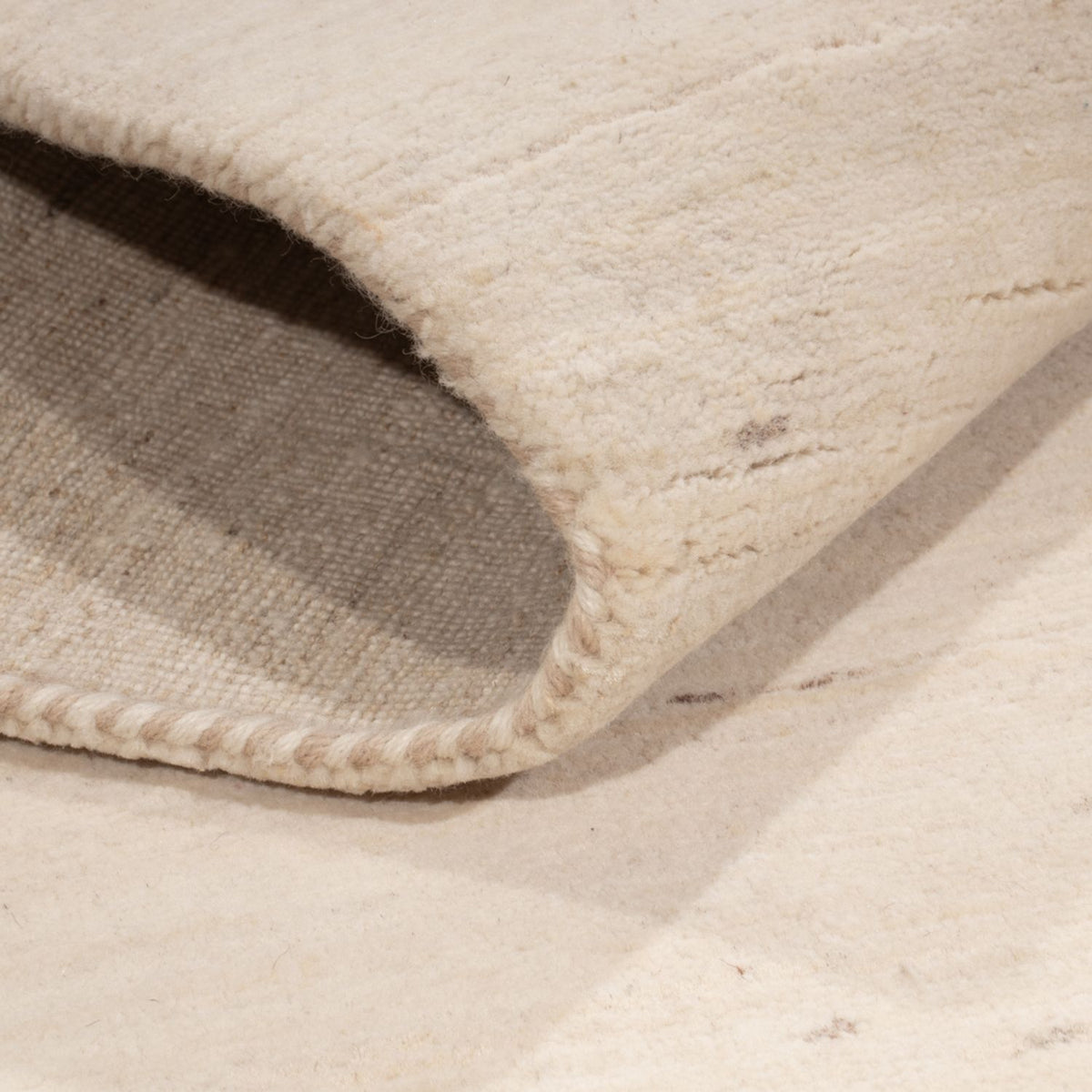 Dywan Gabbeh - Loribaft Indus - 179 x 123 cm - srebrny