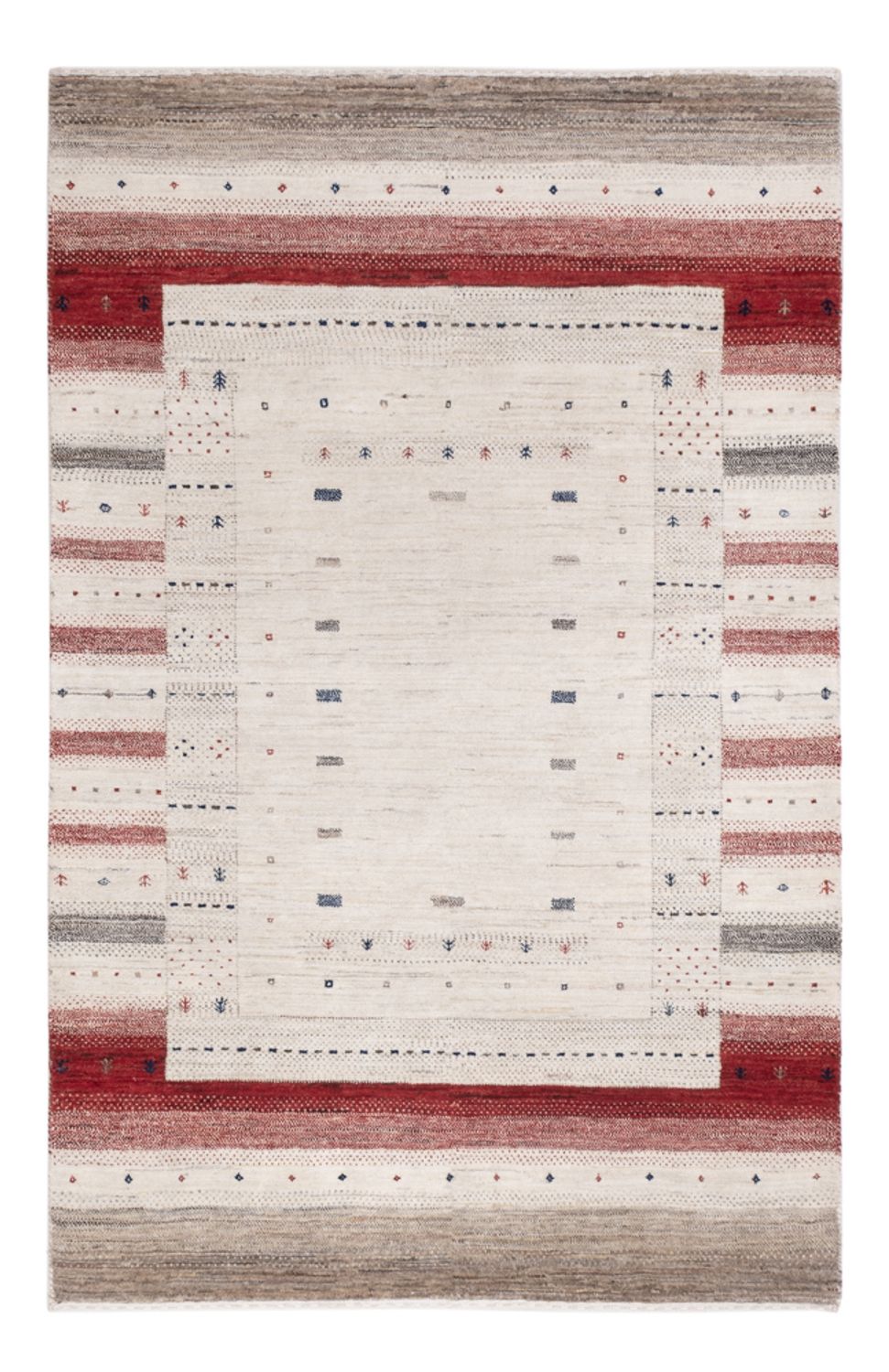 Dywan Gabbeh - Loribaft Indus - 184 x 124 cm - wielokolorowy