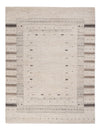 Indo Loribaft Dywan 156x207cm - Dywan wełniany - Prostokątny / Srebrny / 156 x 207 cm Prostokątny