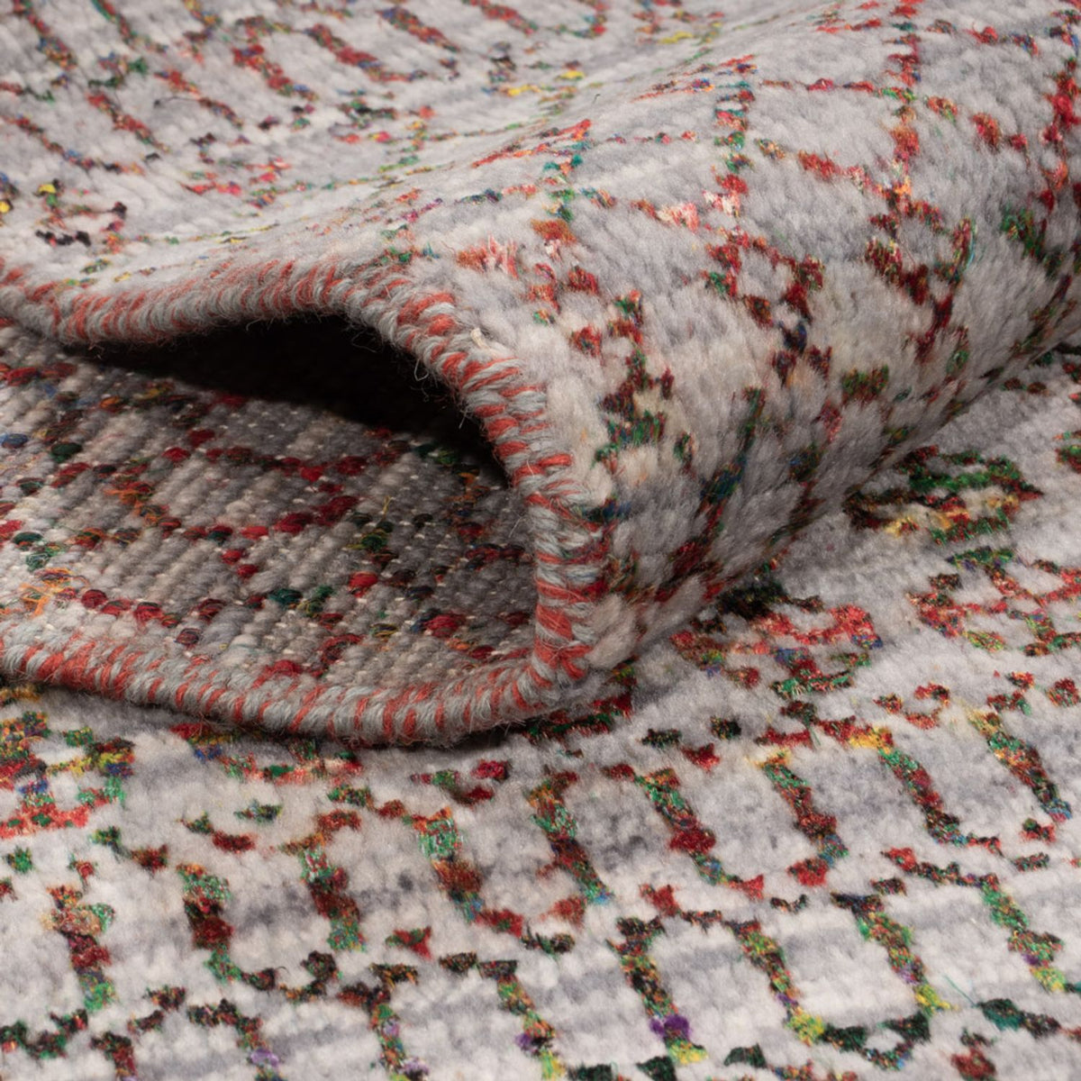 Designerski dywan - 195 x 150 cm - ciemnoniebieski