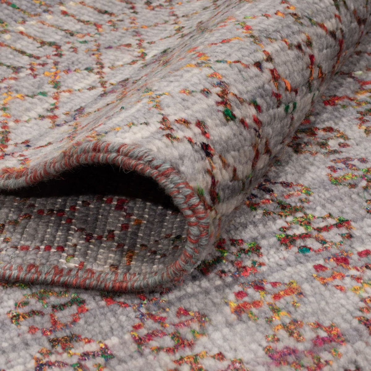 Designerski dywan - 200 x 150 cm - ciemnoniebieski