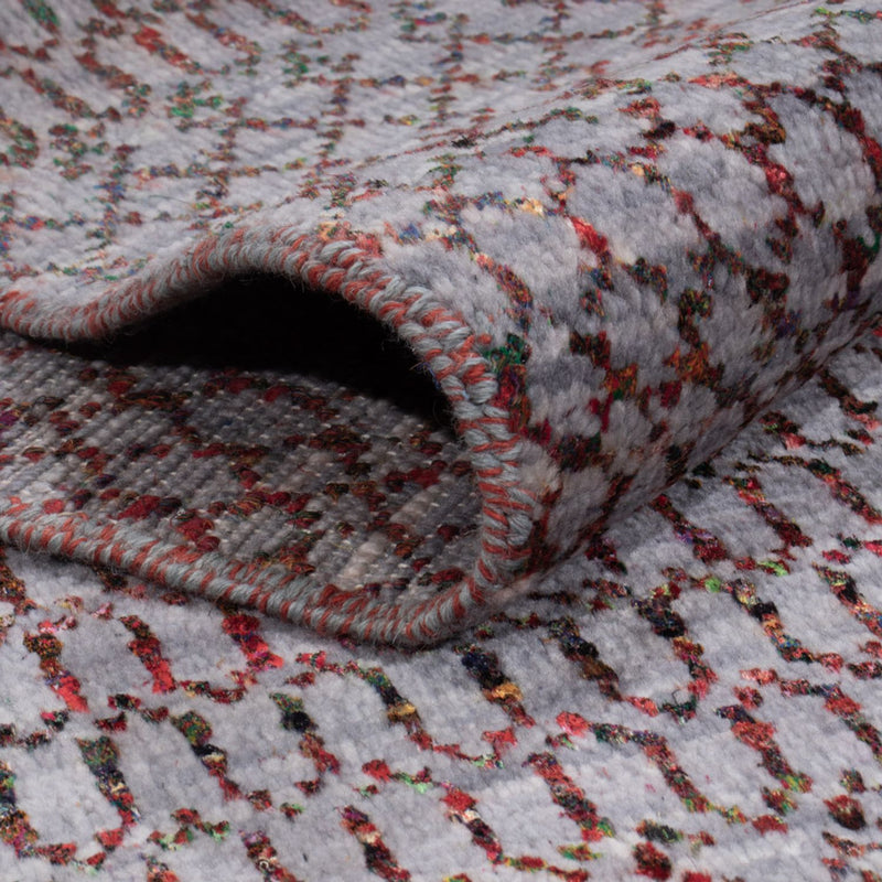 Designerski dywan - 199 x 150 cm - ciemnoniebieski