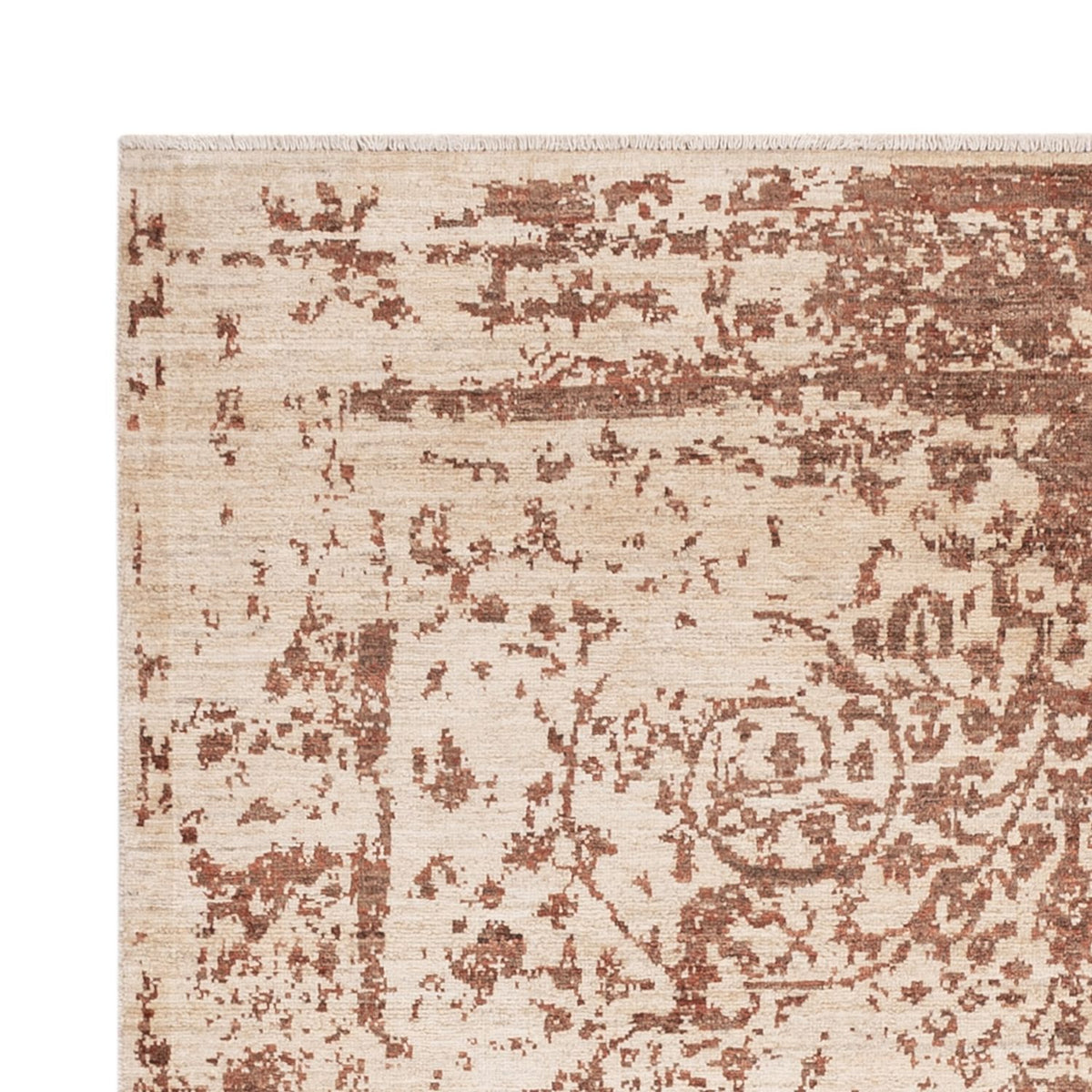 Designerski dywan - 199 x 150 cm - beżowy