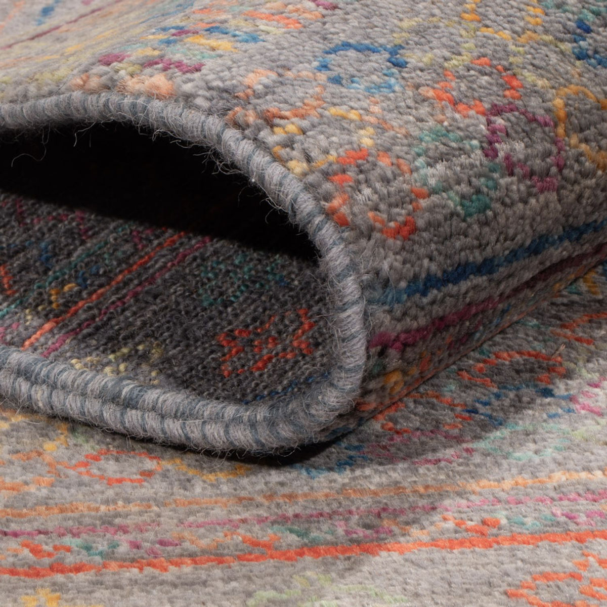 Designerski dywan - 205 x 152 cm - ciemnoniebieski