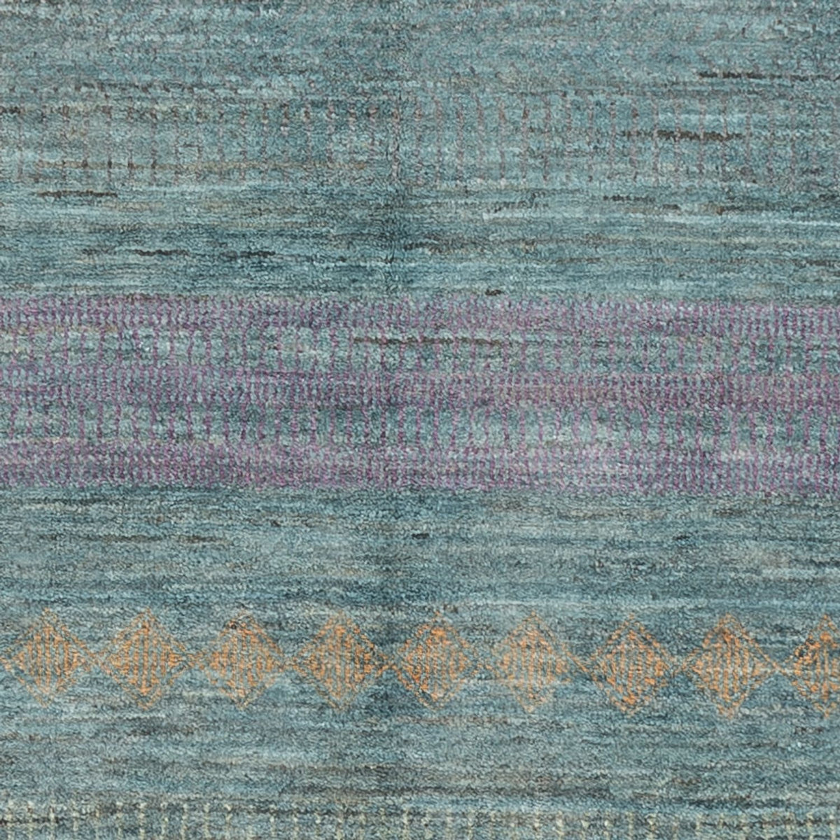 Designerski dywan - 196 x 152 cm - ciemna zieleń