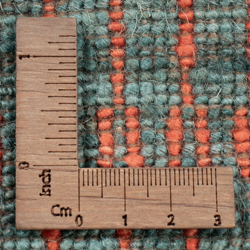 Designerski dywan - 195 x 154 cm - ciemna zieleń