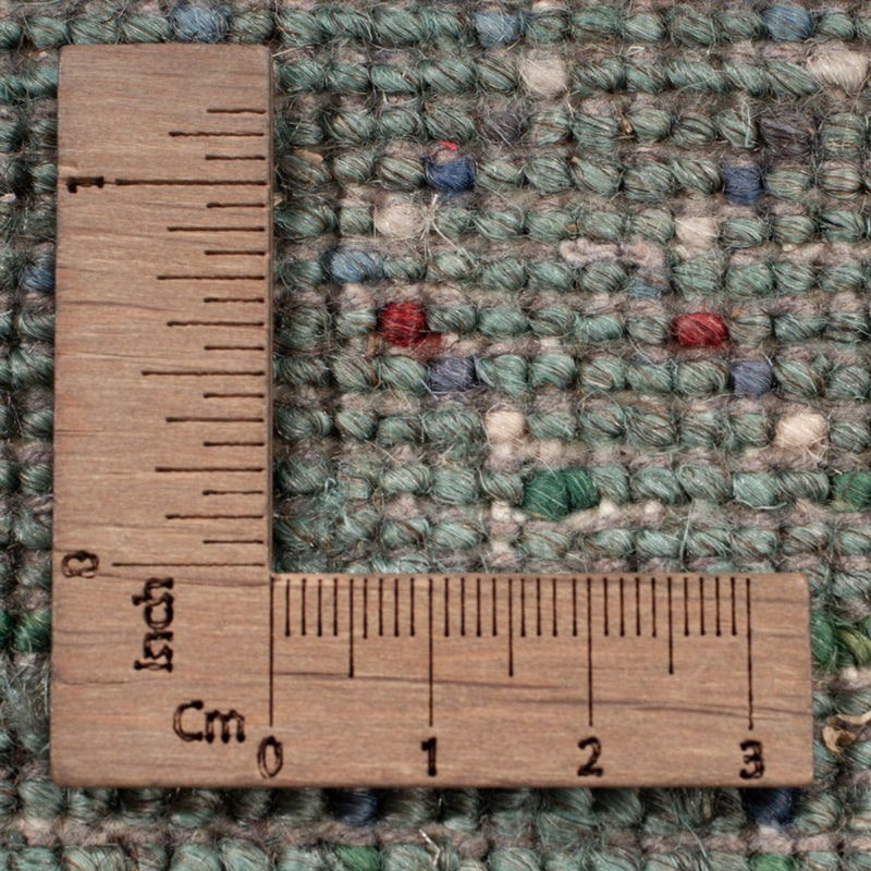 Dywan Gabbeh - perski - 208 x 136 cm - ciemna zieleń