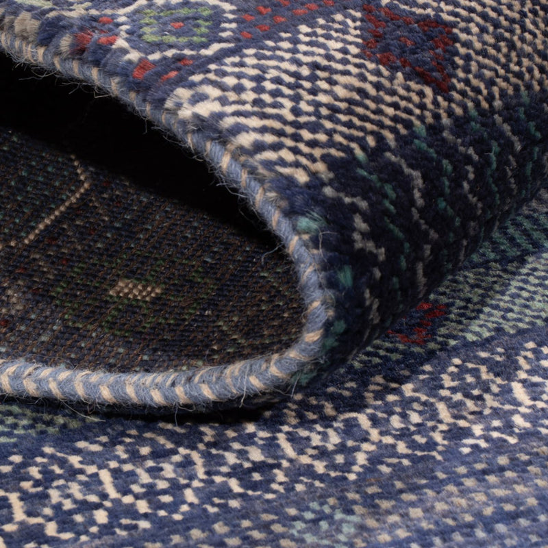 Dywan Gabbeh - perski - 191 x 140 cm - ciemnoniebieski