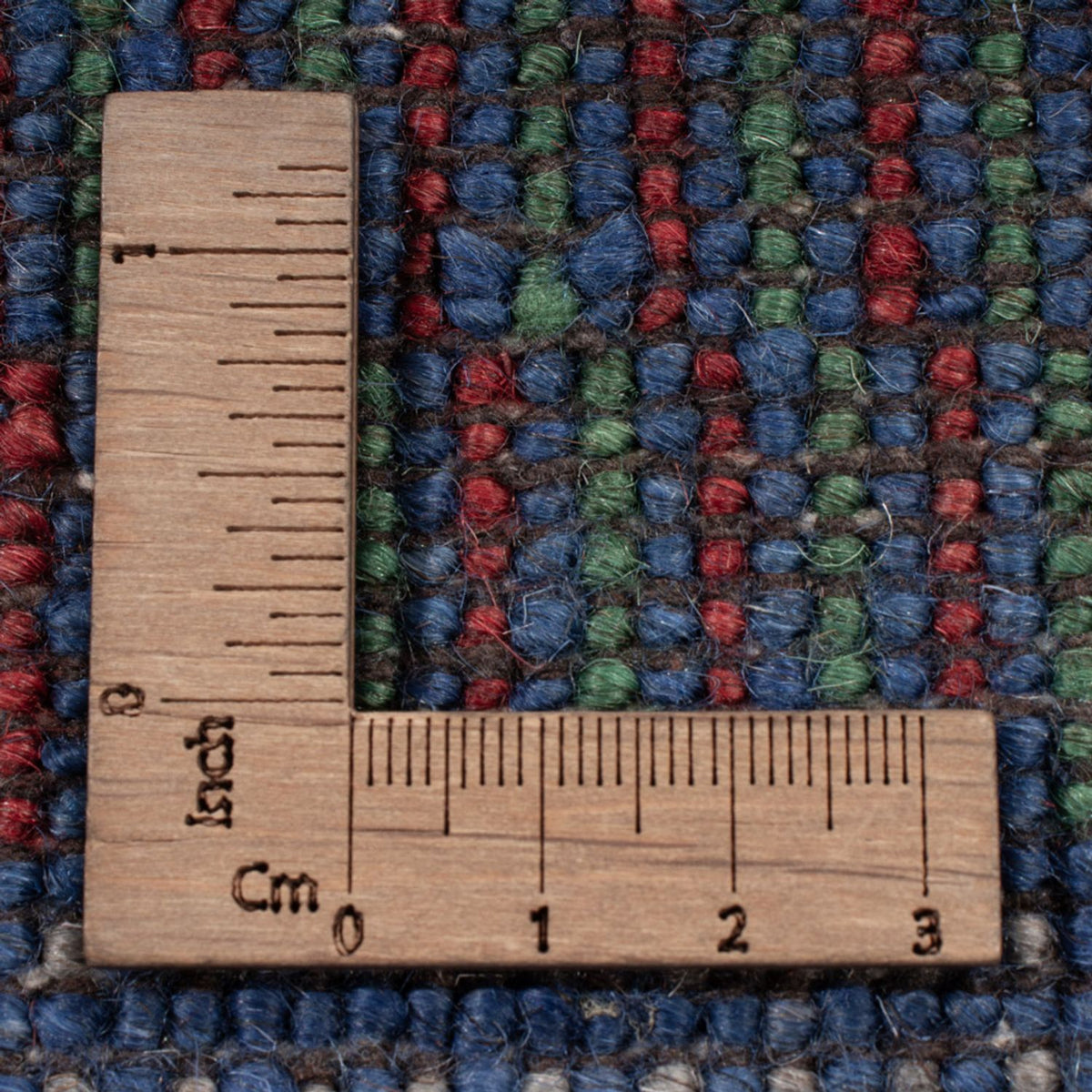 Dywan Gabbeh - perski - 191 x 140 cm - ciemnoniebieski