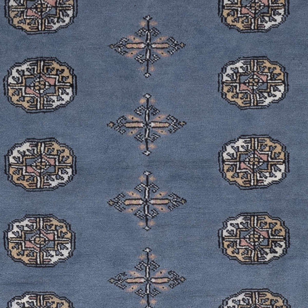 Dywan pakistański - 198 x 140 cm - niebieski